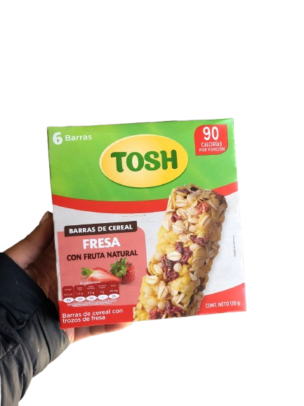 Barra de cereal fresa 138g