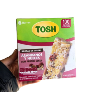 Barra de cereal arandanos y nueces 138g