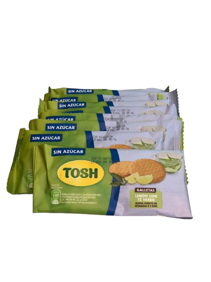 Galleta limon con te verde